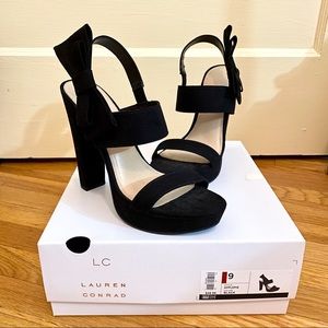 LC Lauren Conrad Apple Pie Platform High Heels